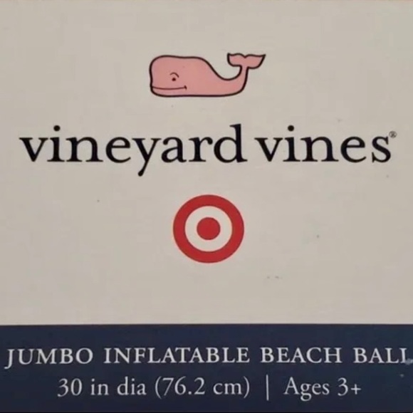 Vineyard Vines Jumbo Inflatable Beach Ball - Picture 3 of 3